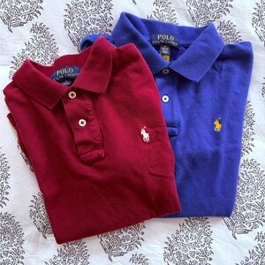 2 Short Sleeved Boys Ralph Lauren tees